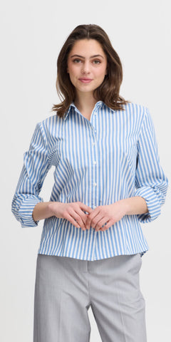 b young HETILA Shirt in Bleu