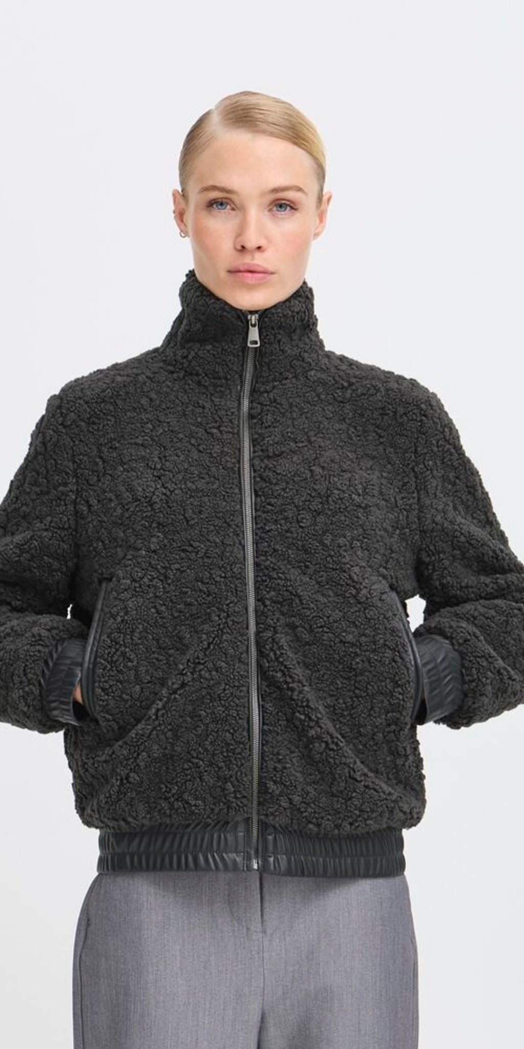 b young ANAMAJ Jacket in Asphalt