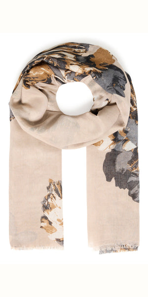 b young WALLAM Scarf in Mega Flower