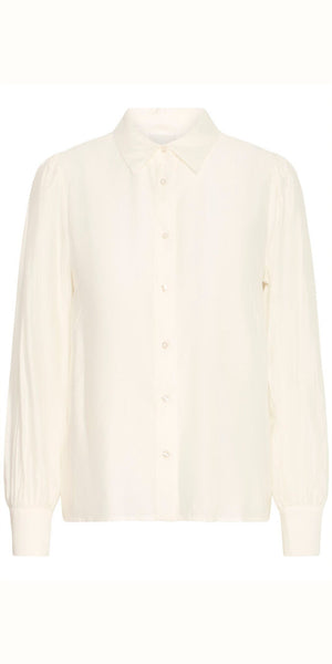 ICHI KARLANI Shirt in Cloud Dancer