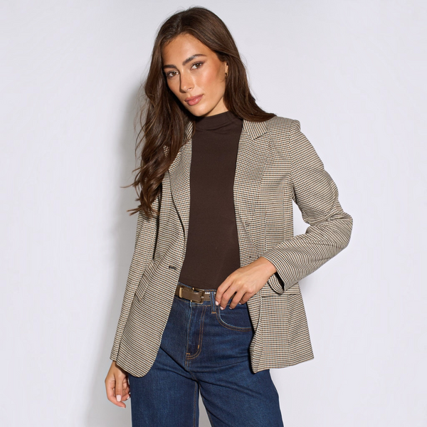 Neutral Tweed Heritage Blazer - TheSecretCloset.Boutique