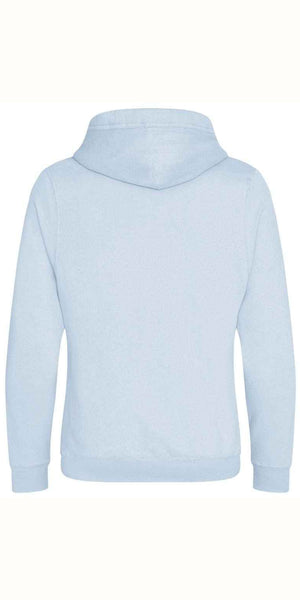 Cosy Cross Neck Hoodie in Sky Blue