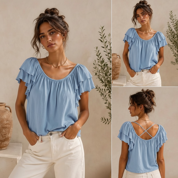 KYLIE Crossback Top (various colours)