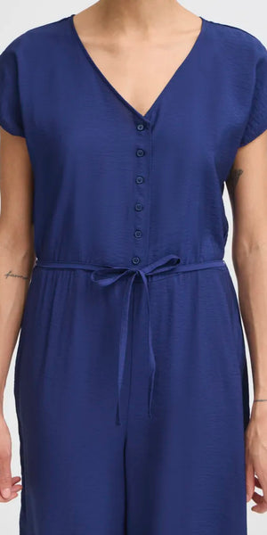 b young HAILEY Jumpsuit in Medieval Blue (pre-order)