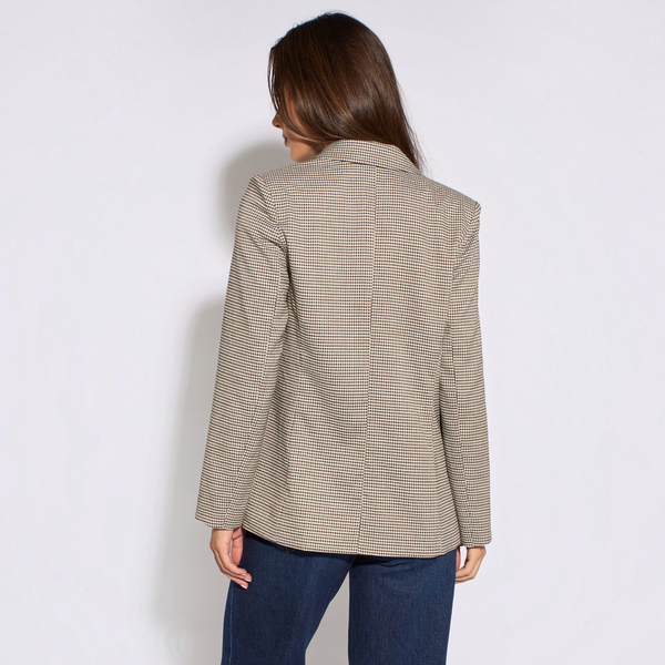 Neutral Tweed Heritage Blazer - TheSecretCloset.Boutique