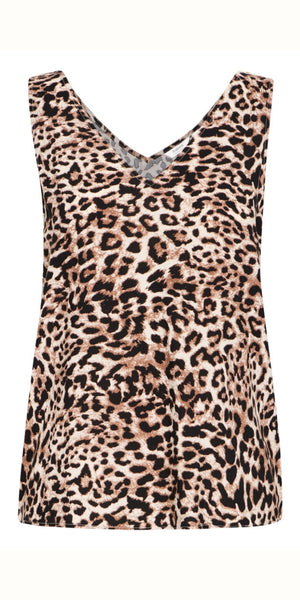 b young JOELLA Top in Birch Leopard