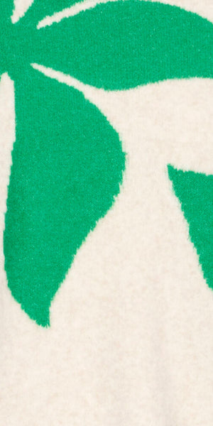 b young OMEA Flower Jumper in Leprechaun Green