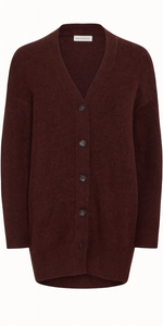 b young MONNA Long Cardigan in Port Royale Melange