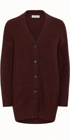 b young MONNA Long Cardigan in Port Royale Melange