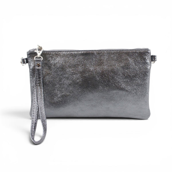 Metallic Leather Multi-way Bag