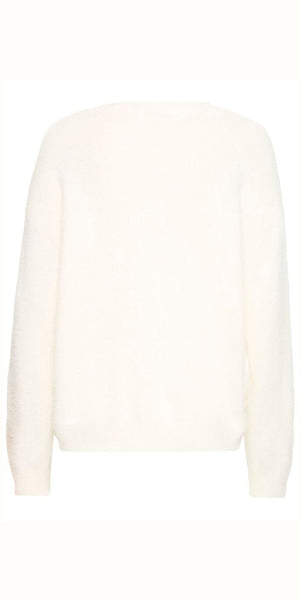 ICHI BRULA Cardigan in Cloud Dancer