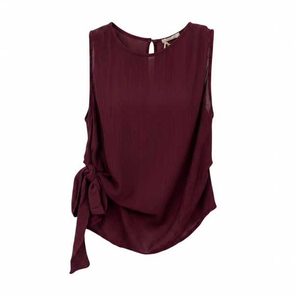 Tie Side Drape Top (various colours)