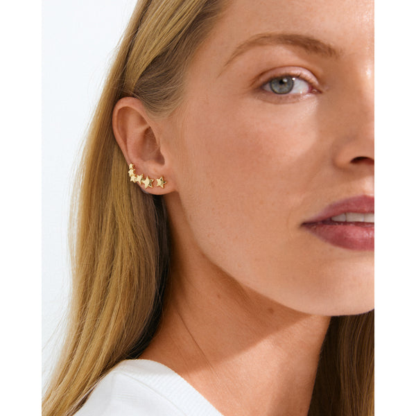 Pilgrim AVA Star Earrings in Gold - TheSecretCloset.Boutique
