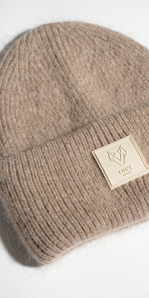 LUXY ASPEN Beanie in Taupe