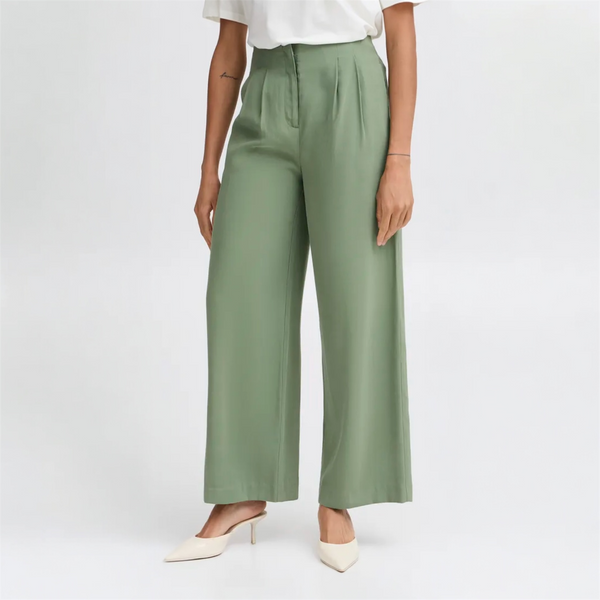b young DALANO Wide Pants in Sea Spray - TheSecretCloset.Boutique