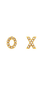 JOY X.O. Post Earring in Gold Plating