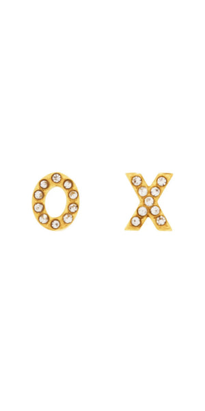 JOY X.O. Post Earring in Gold Plating