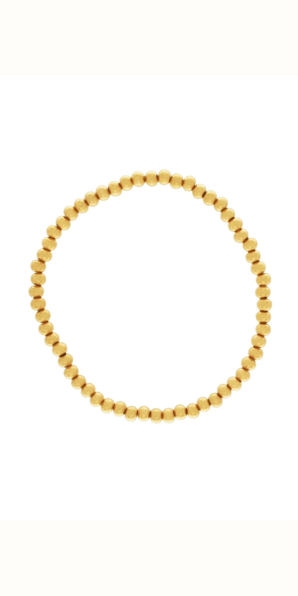 PASSION waterproof Ball Stretch Bracelet in Gold