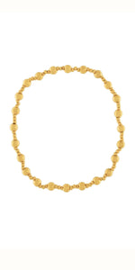PASSION waterproof 2 Ball Stretch Bracelet in Gold