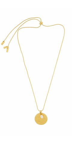 AUDREY Adjustable Pearl Dot Necklace in Gold (pre order)