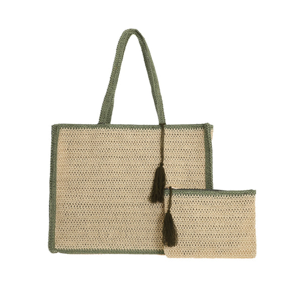 Straw Tote Bag