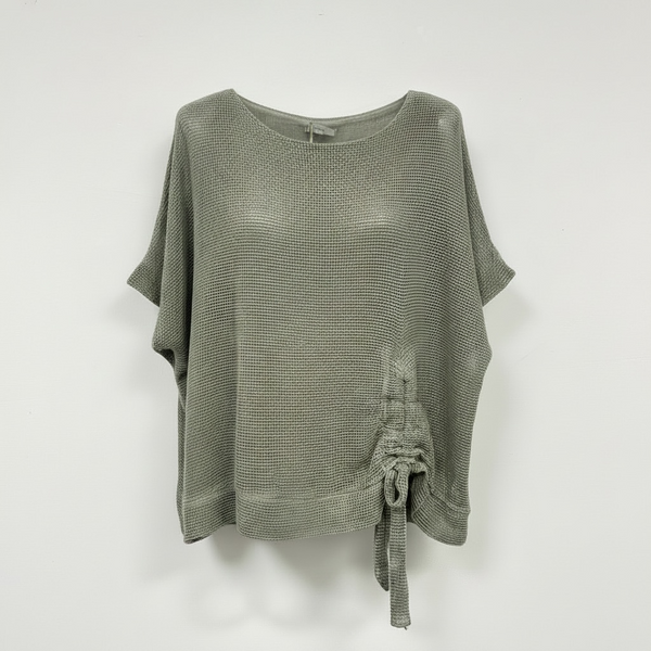 Cotton Net Gathered Top (various colours)