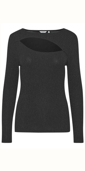 b young STILY Top in Black Mix