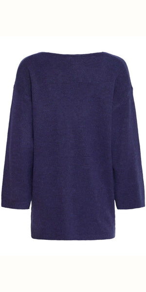 ICHI KAMARA Cardigan in Patriot Blue
