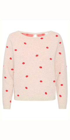 ICHI BRIELLE Knit in Oatmeal Melange