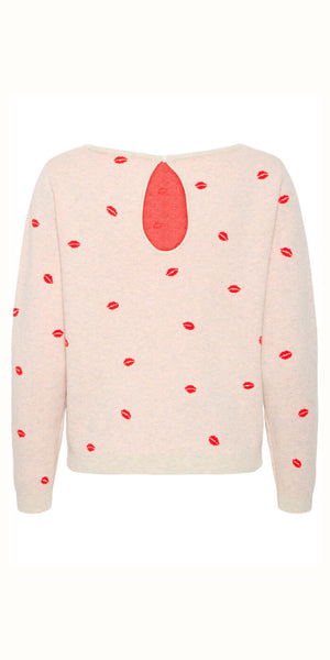 ICHI BRIELLE Knit in Oatmeal Melange