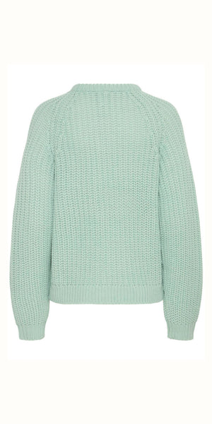 b young OTINKA Jumper in Blue Surf