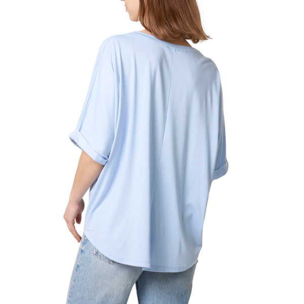 Boxy T Shirt in Light blue