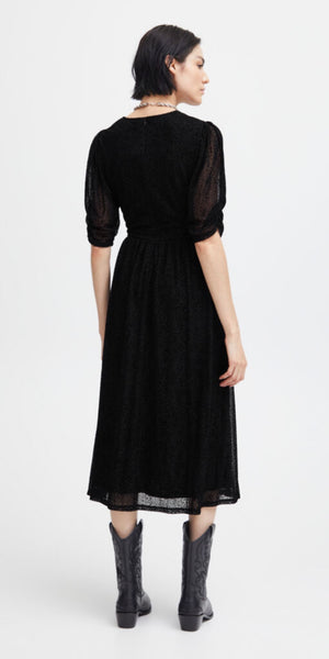 ICHI JALANI Dress in Black