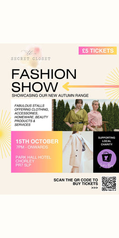 TICKET - Jade’s Bags Charity Fashion Show 15th October 2025