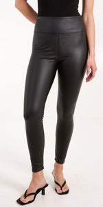 High Waist Wet Look Leggings