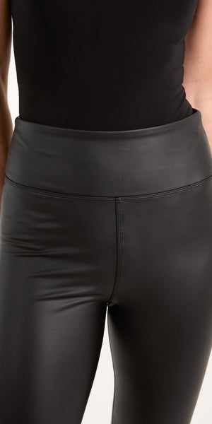 High Waist Wet Look Leggings
