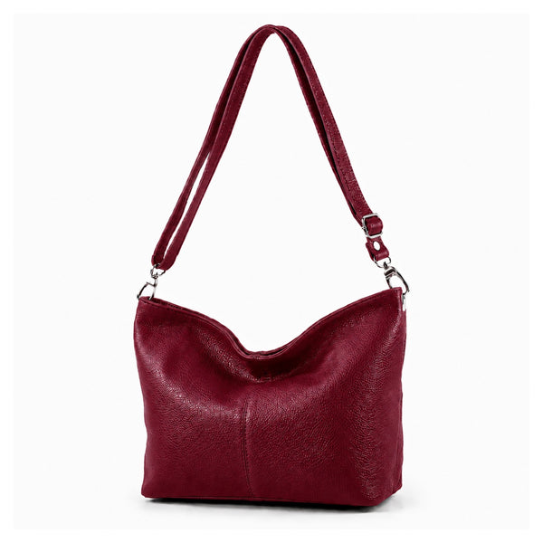 Leather Slouchy Crossbody Bag - TheSecretCloset.Boutique