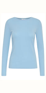 b young PAMILA Long Sleeve T Shirt in Vista Blue