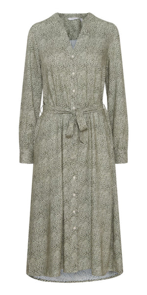 b young JOSA Long Shirt Dress in Aloe Mix