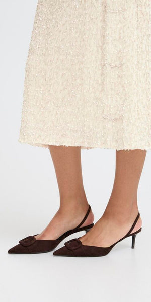 b young PARY Skirt in Oatmeal