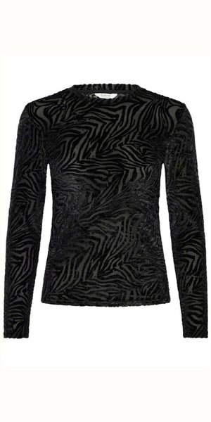 b young SHIRLEY Top in True Black