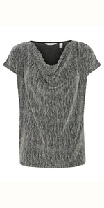b young SHILOH Top in Silver Mix
