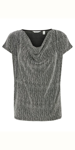 b young SHILOH Top in Silver Mix