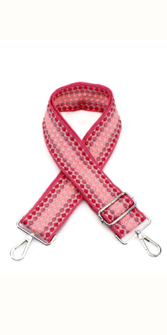 Bag Strap in Pink Dots