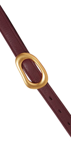 ICHI APAKI Belt in Mineral Red