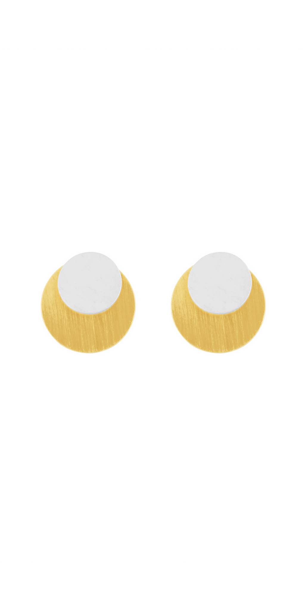 THEIA 2 Tone Post Earring in Gold & Silver
