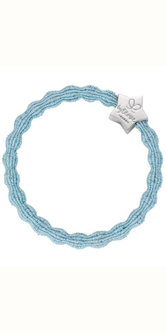 By Eloise Silver Star on Light Blue Metallic