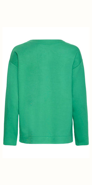 b young PUSTI Long Sleeve Top in Leprechaun Green