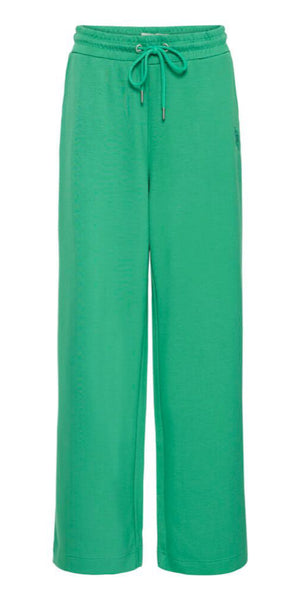 b young PUSTI Wide Pants in Leprechaun Green