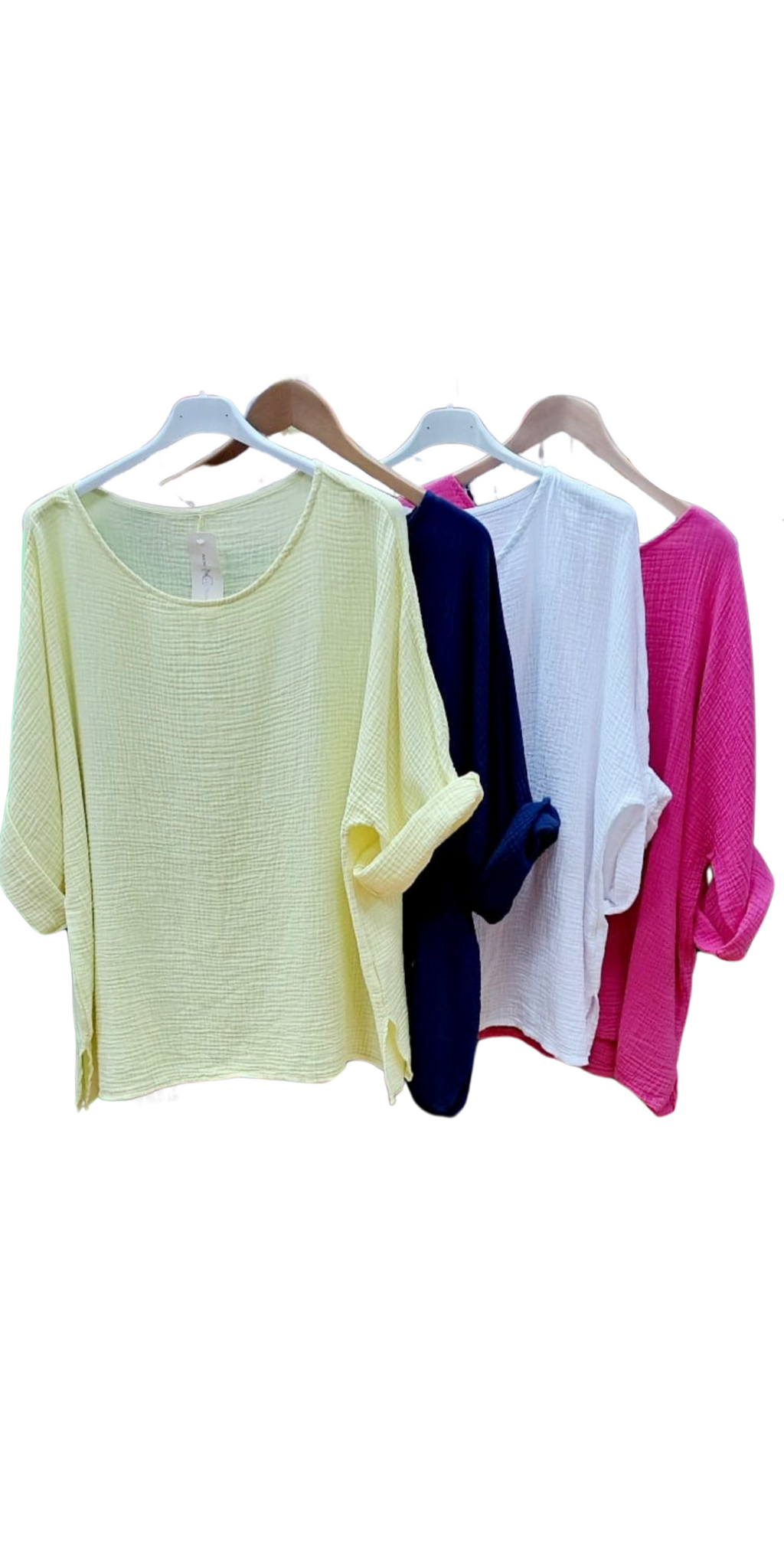 Cotton Waffle Longline Top